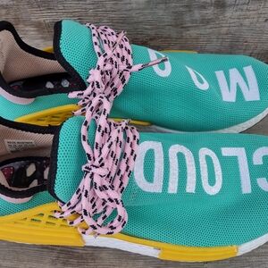 Adidas Pharrell Williams Human Race Trail Sun Glow Athletic Shoes Size US 11